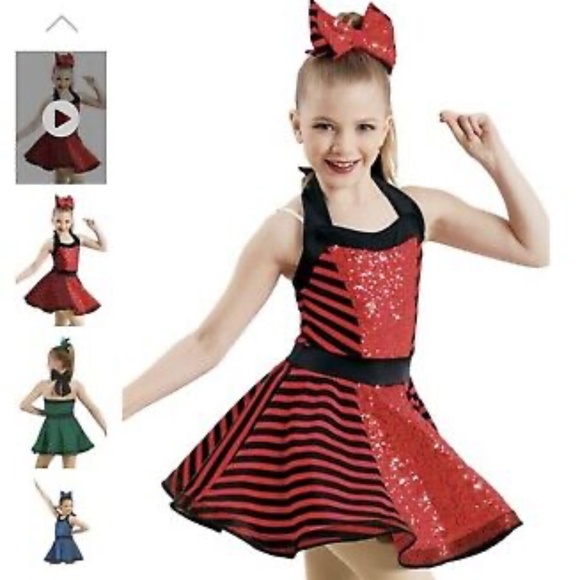 Weissman dance costume dress size 14 (Child Large) - Picture 1 of 10